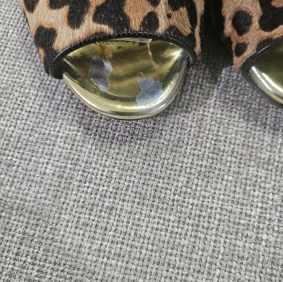 CHRISTIAN LOUBOUTIN | Troubida 120 Leopard Print Fur Cut Out Bootie Heel - Picture 5 of 5